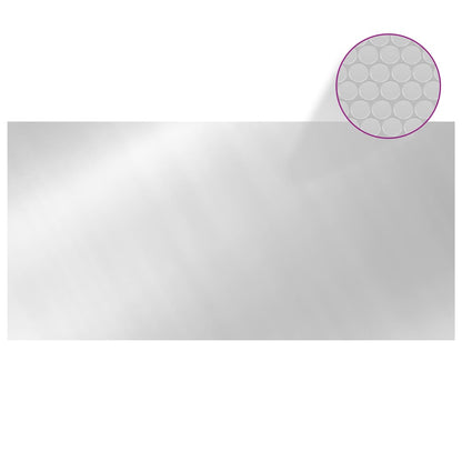 Poolabdeckung Silbern 450x220 cm PE - Pazzar.ch