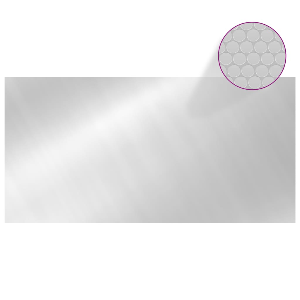 Poolabdeckung Silbern 975x488 cm PE - Pazzar.ch