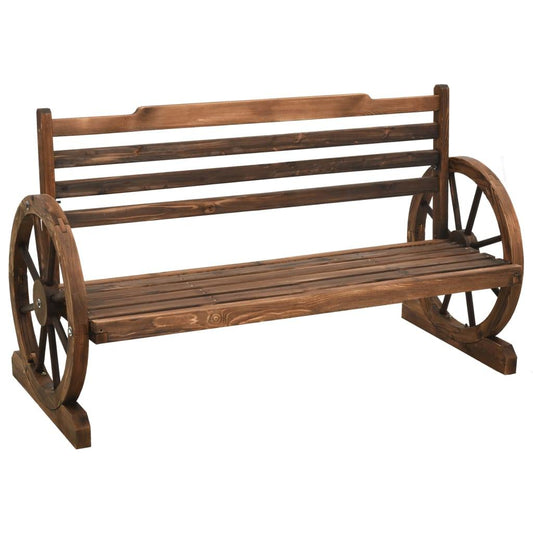 Gartenbank 112 cm Massivholz Tanne - Pazzar.ch