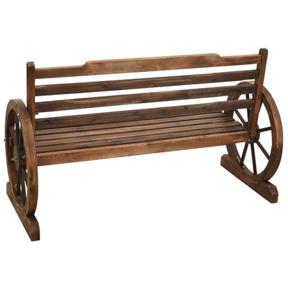 Gartenbank 112 cm Massivholz Tanne - Pazzar.ch
