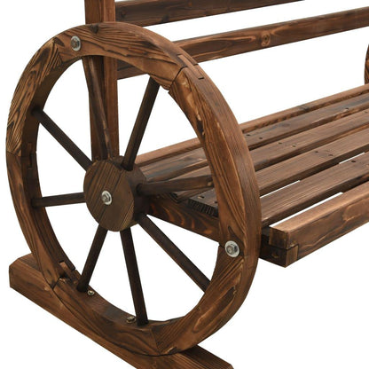 Gartenbank 112 cm Massivholz Tanne - Pazzar.ch