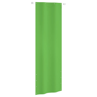 Balkon-Sichtschutz Hellgrün 80x240 cm Oxford-Gewebe - Pazzar.ch