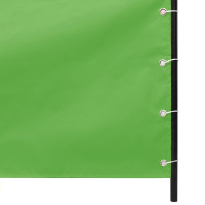 Balkon-Sichtschutz Hellgrün 80x240 cm Oxford-Gewebe - Pazzar.ch