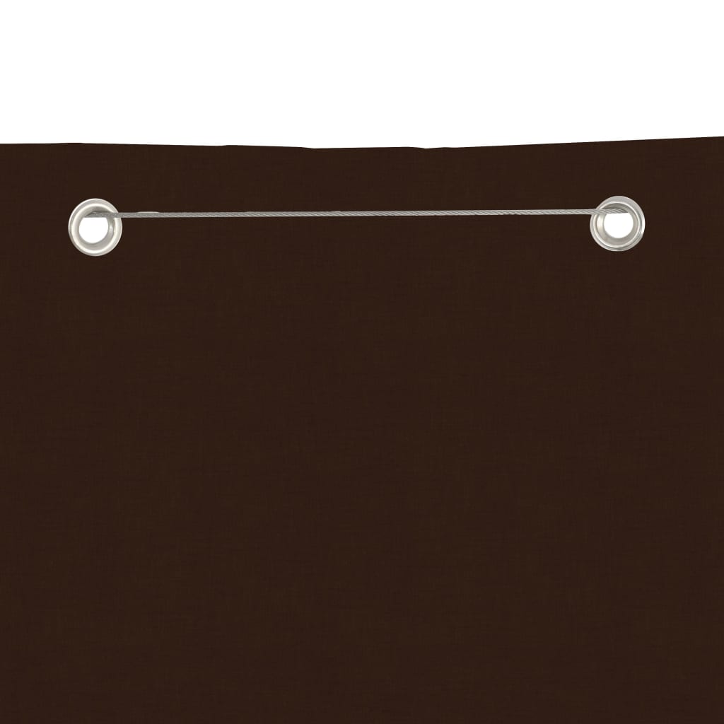 Balkon-Sichtschutz Braun 140x240 cm Oxford-Gewebe - Pazzar.ch