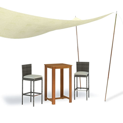Teleskop-Zeltstangen 170-255 cm 2 Stk. Verzinkter Stahl - Pazzar.ch