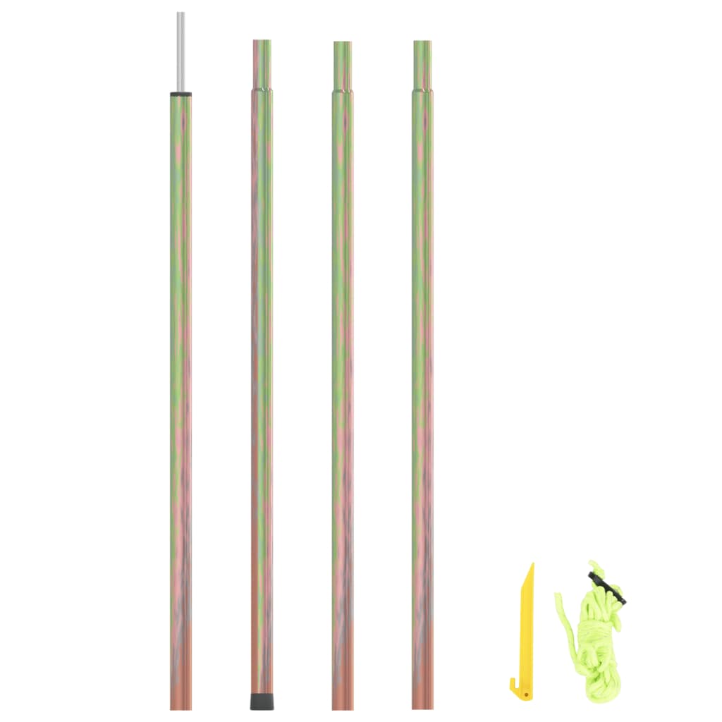 Sonnensegel Stange 200 cm Verzinkter Stahl - Pazzar.ch