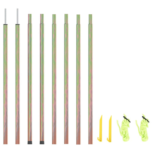 Sonnensegel Stangen 2 Stk. 250 cm Verzinkter Stahl - Pazzar.ch