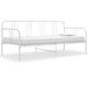 Schlafsofa Bettgestell Weiß Metall 90x200 cm
