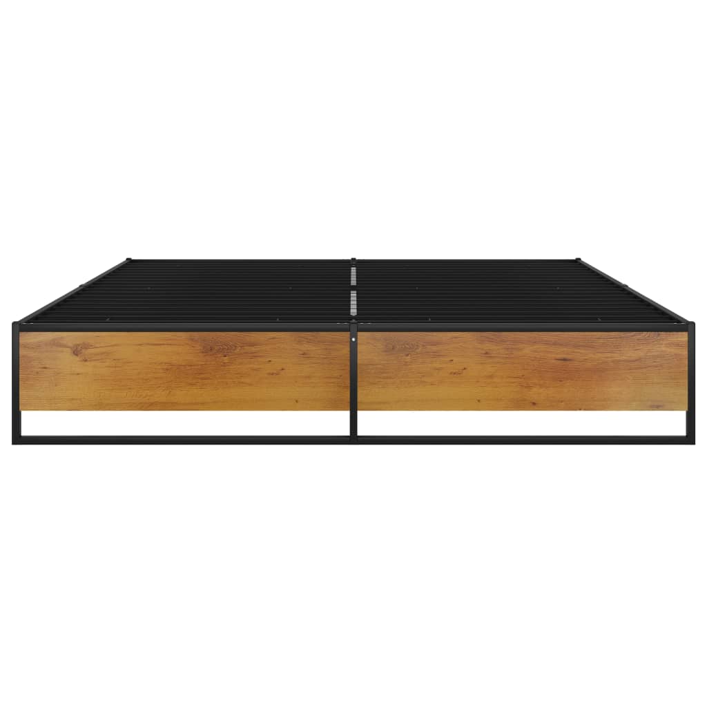Bettgestell Schwarz Metall 140x200 cm - Pazzar.ch
