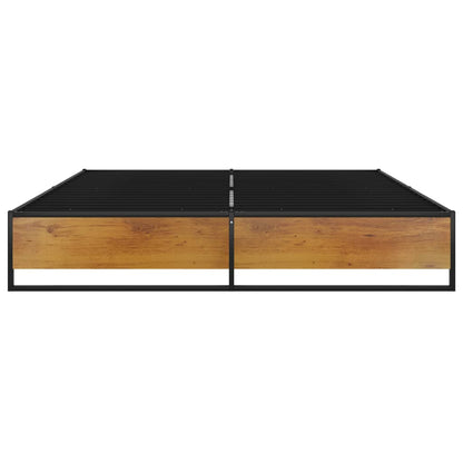 Bettgestell Schwarz Metall 140x200 cm - Pazzar.ch