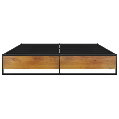 Bettgestell Schwarz Metall 160x200 cm - Pazzar.ch