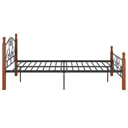 Bettgestell Schwarz Metall 120x200 cm - Pazzar.ch