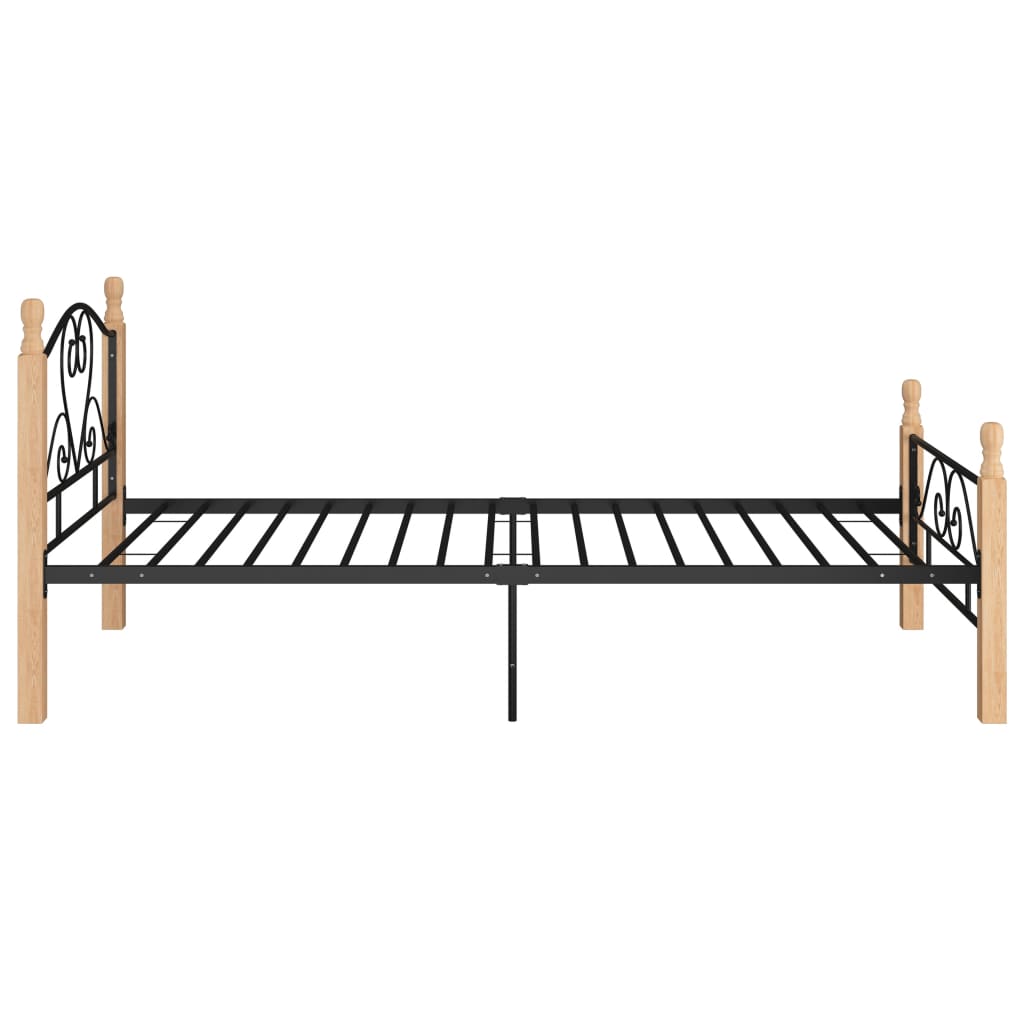 Bettgestell Schwarz Metall 90x200 cm - Pazzar.ch