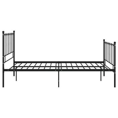 Bett Schwarz Metall 120x200 cm - Pazzar.ch