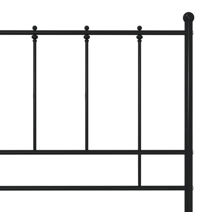 Bett Schwarz Metall 120x200 cm - Pazzar.ch