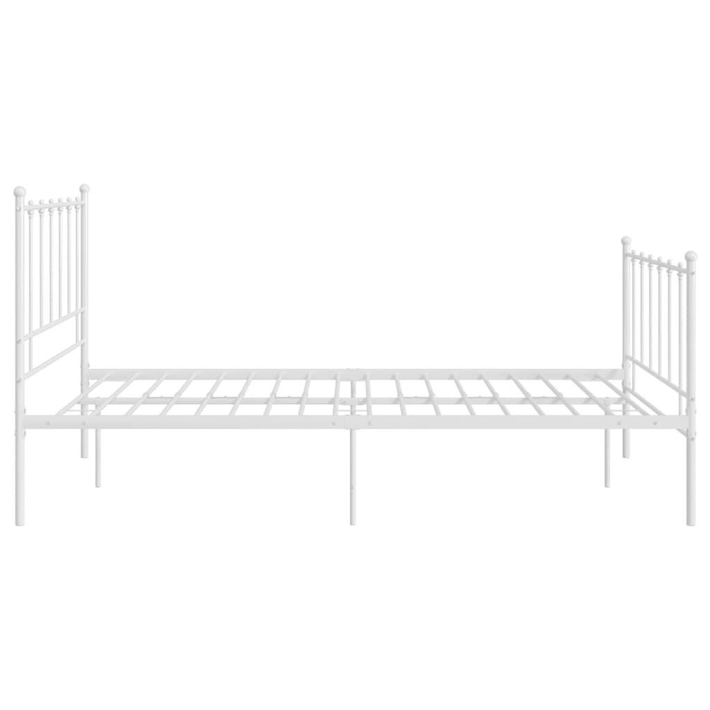 Bett Weiß Metall 120x200 cm - Pazzar.ch
