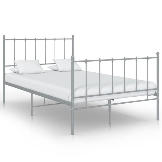 Bett Grau Metall 120x200 cm - Pazzar.ch