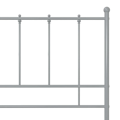 Bett Grau Metall 120x200 cm - Pazzar.ch
