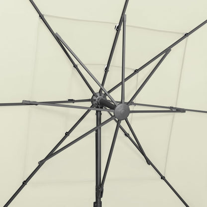 Sonnenschirm mit Aluminium-Mast 4-lagig Sandfarben 250x250 cm - Pazzar.ch