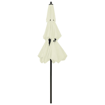 Sonnenschirm mit Aluminium-Mast 3-lagig Sandfarben 2,5 m - Pazzar.ch