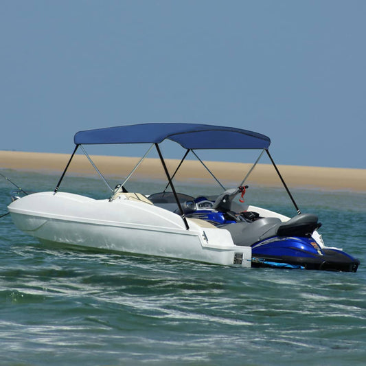 2-Bow Bimini Top Marineblau 180x130x110 cm - Pazzar.ch