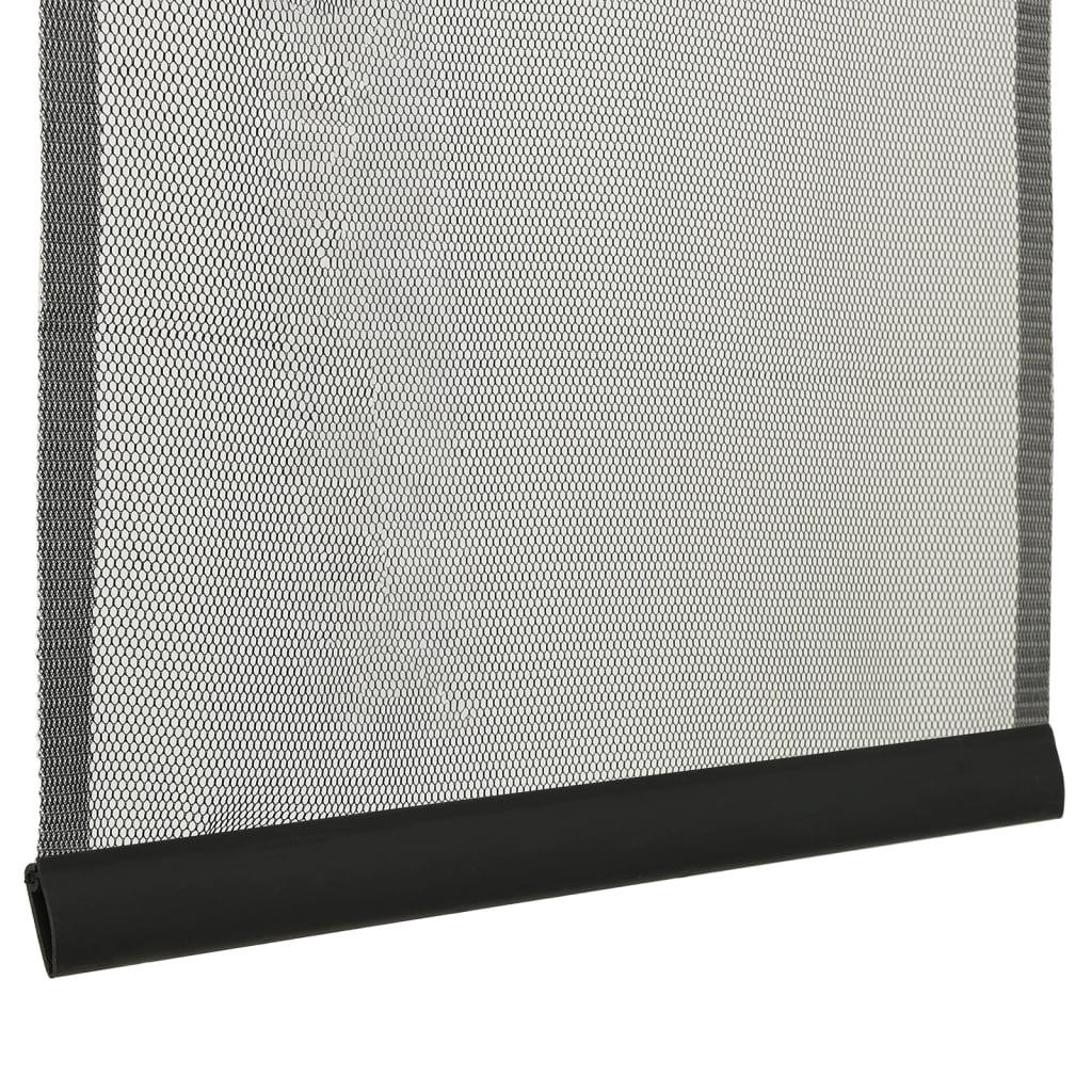 Insektenschutz für Türen 10-tlg. Netzvorhang Schwarz 240x240 cm - Pazzar.ch