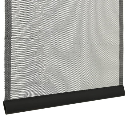 Insektenschutz für Türen 10-tlg. Netzvorhang Schwarz 240x240 cm - Pazzar.ch