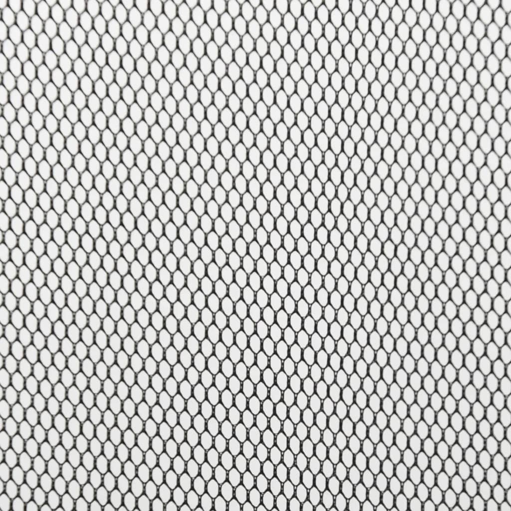 Insektenschutz für Türen 10-tlg. Netzvorhang Schwarz 240x240 cm - Pazzar.ch