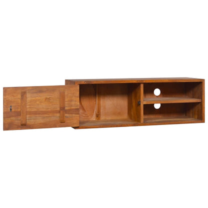 Wand-TV-Schrank 180x30x30 cm Teak Massivholz - Pazzar.ch