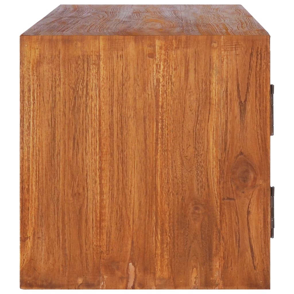 Wand-TV-Schrank 180x30x30 cm Teak Massivholz - Pazzar.ch