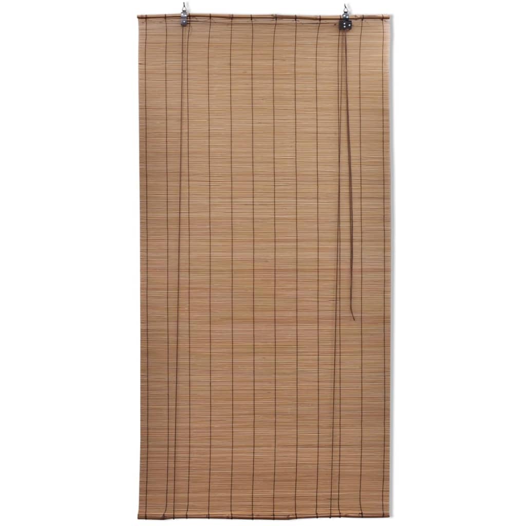 Bambusrollos 2 Stk. 80x160 cm Braun - Pazzar.ch