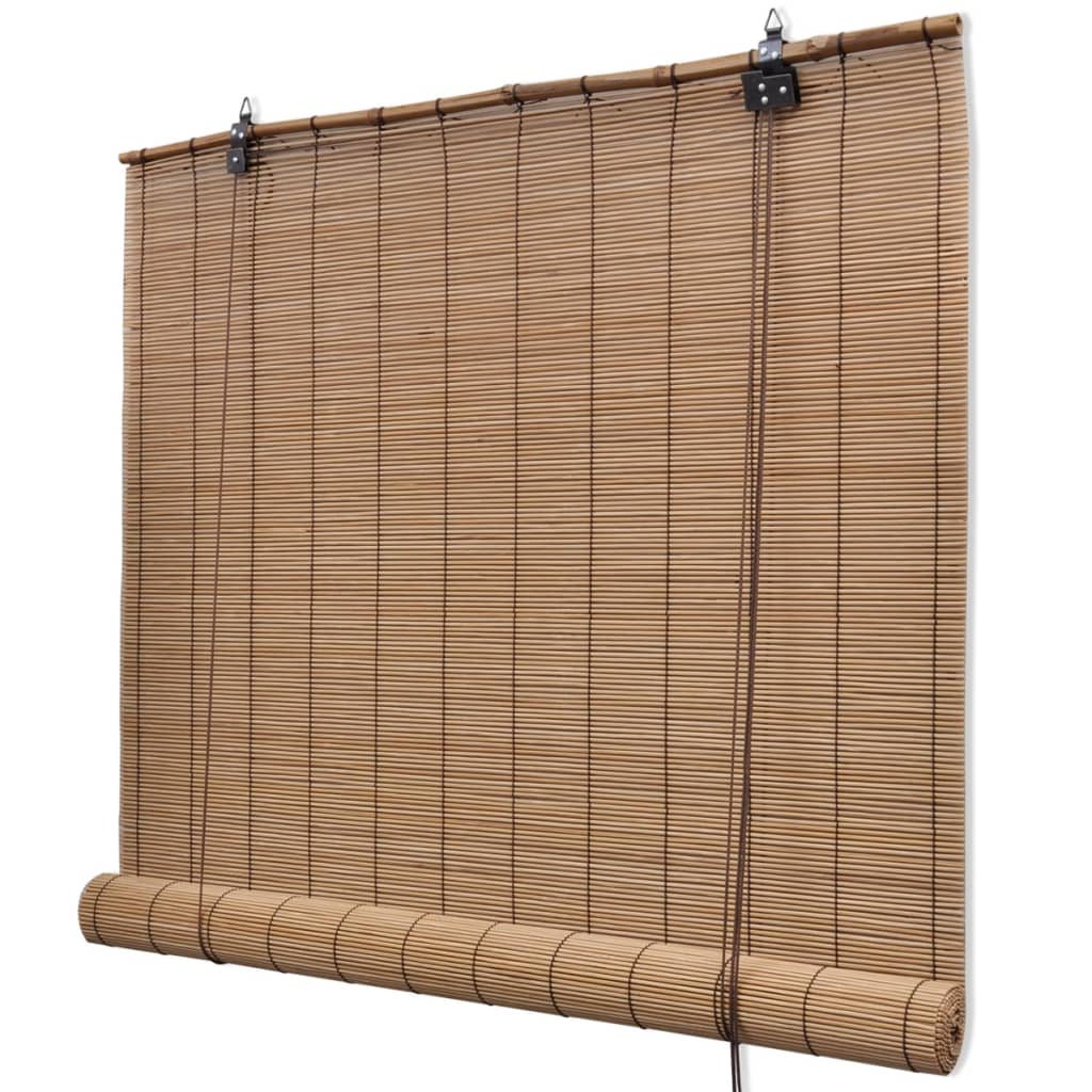 Bambusrollos 2 Stk. 80x160 cm Braun - Pazzar.ch