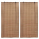 Bambusrollos 2 Stk. 100x160 cm Braun