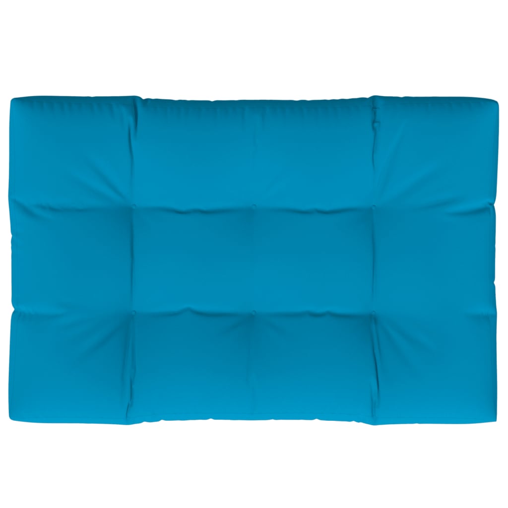 Palettenkissen Blau 120x80x12 cm Stoff - Pazzar.ch
