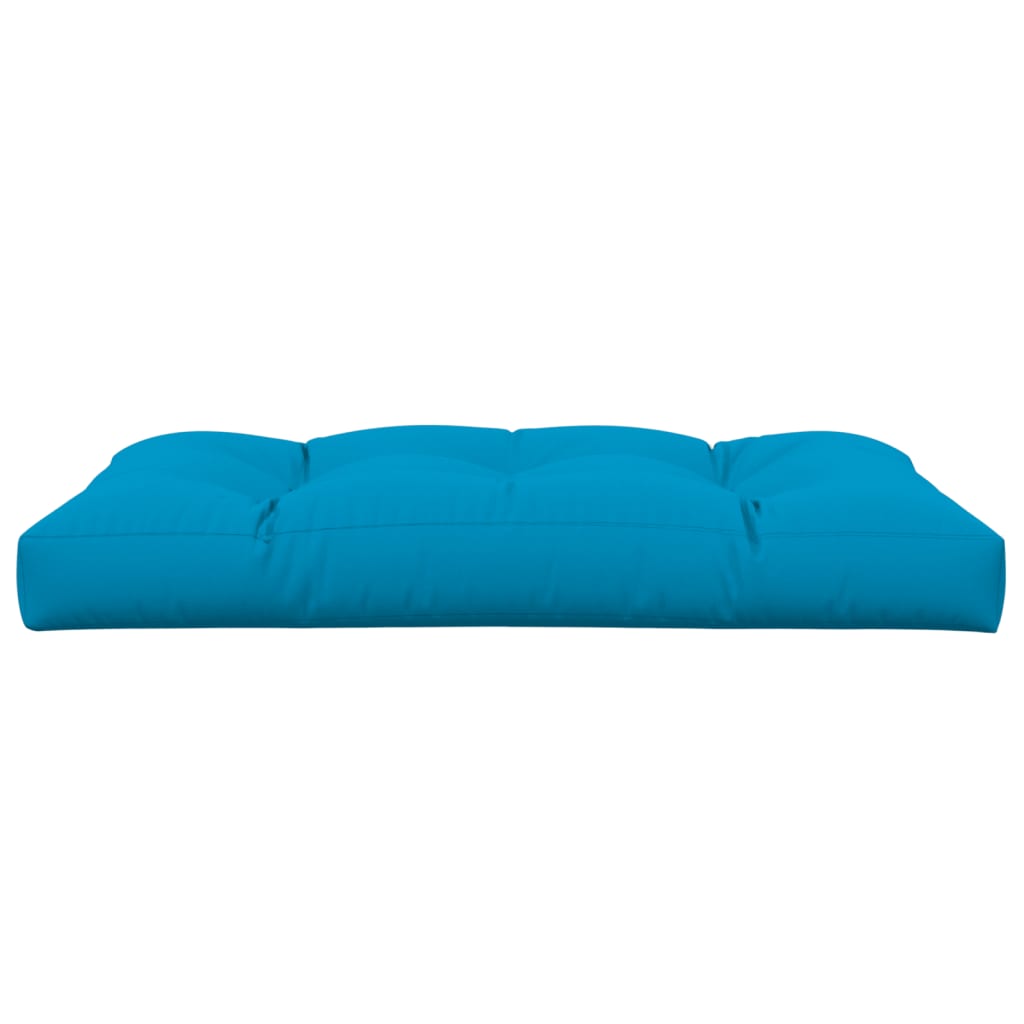 Palettenkissen Blau 120x80x12 cm Stoff - Pazzar.ch