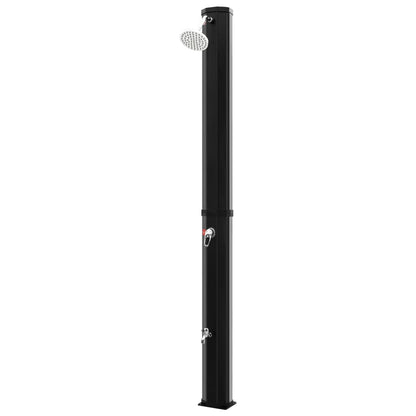 Solardusche mit Duschkopf und Wasserhahn 35 L Schwarz - Pazzar.ch