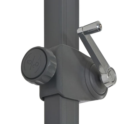 Ampelschirm mit Aluminium-Mast Bordeauxrot 250x250 cm - Pazzar.ch
