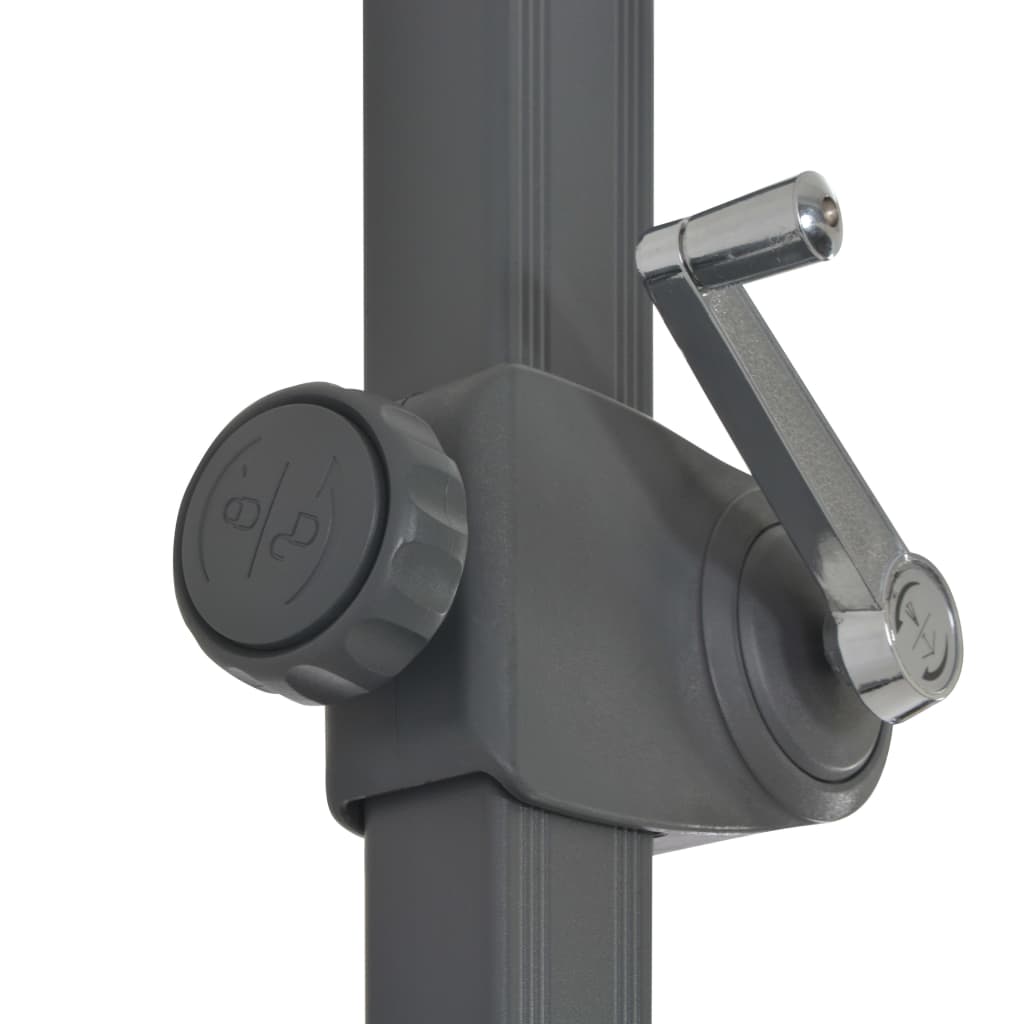 Ampelschirm mit Aluminium-Mast Rot 300 cm - Pazzar.ch