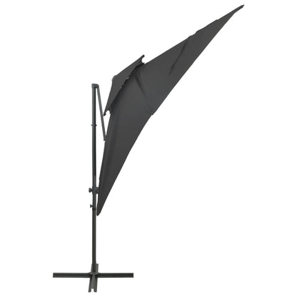 Ampelschirm mit Lüftung Anthrazit 250x250 cm - Pazzar.ch