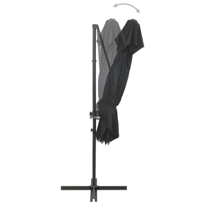 Ampelschirm mit Lüftung Anthrazit 250x250 cm - Pazzar.ch