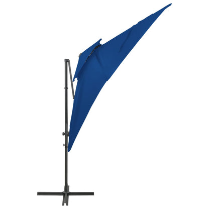 Ampelschirm mit Lüftung Azurblau 250x250 cm - Pazzar.ch