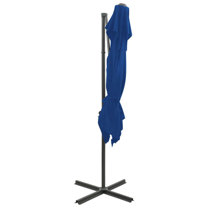 Ampelschirm mit Lüftung Azurblau 250x250 cm - Pazzar.ch