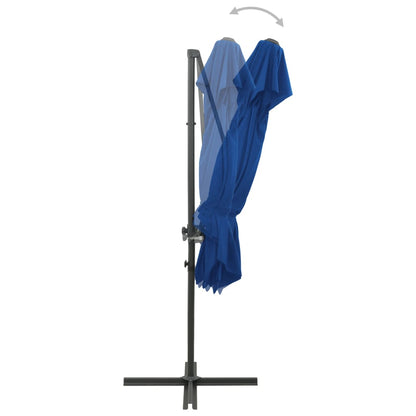 Ampelschirm mit Lüftung Azurblau 250x250 cm - Pazzar.ch