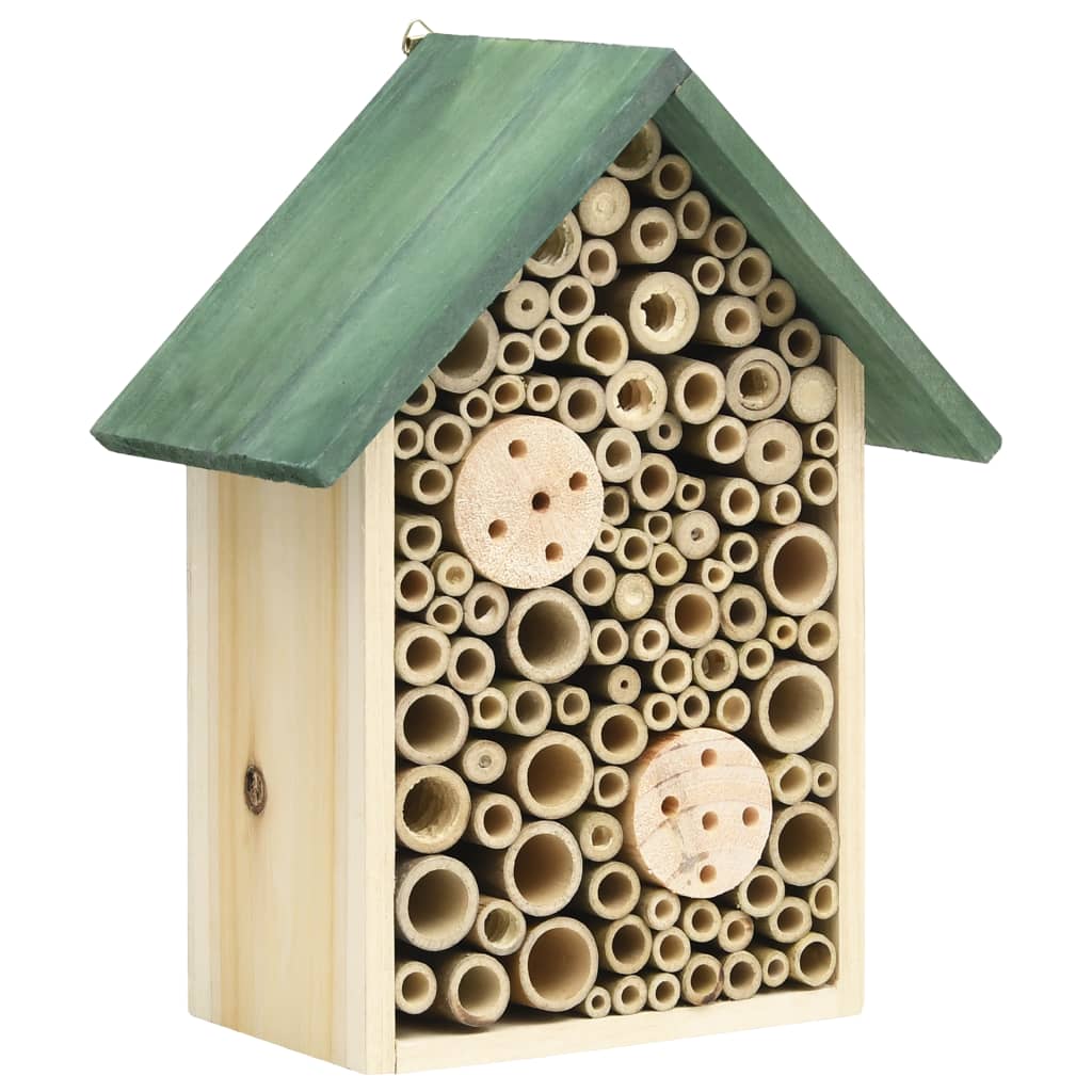 Insektenhotels 2 Stk. 23x14x29 cm Massivholz Tanne - Pazzar.ch