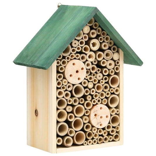 Insektenhotels 2 Stk. 23x14x29 cm Massivholz Tanne - Pazzar.ch