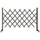Garten-Rankzaun Grau 120x90 cm Massivholz Tanne