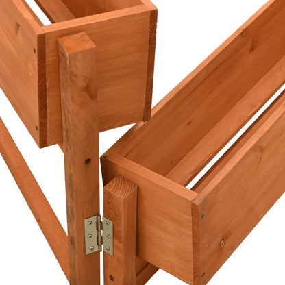 Pflanzkübel Klappbar Orange 60x14x75 cm Massivholz Tanne - Pazzar.ch