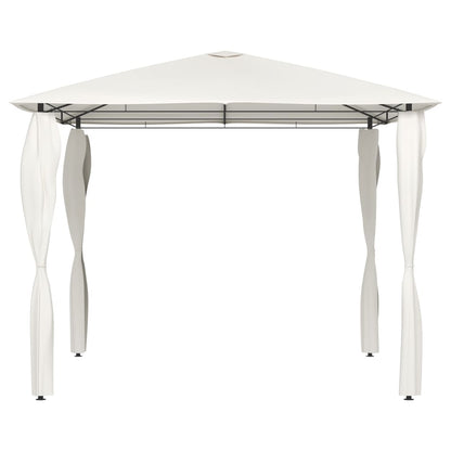 Pavillon mit Pfostenabdeckungen 3x3x2,6 m Creme 160 g/m² - Pazzar.ch