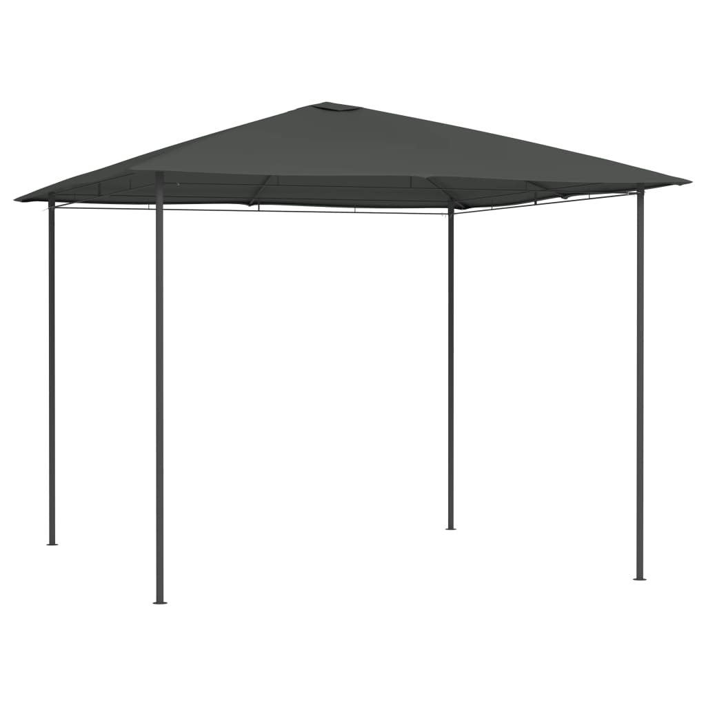 Pavillon 3x3x2,6 m Anthrazit 160 g/m² - Pazzar.ch