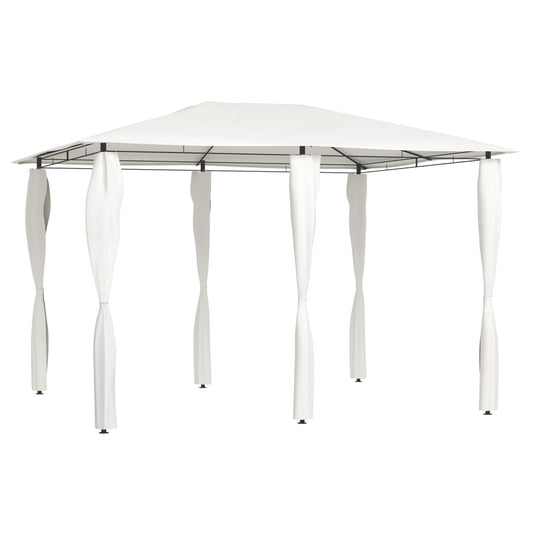 Pavillon mit Pfostenabdeckungen 3x4x2,6 m Creme 160 g/m² - Pazzar.ch